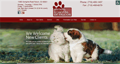 Desktop Screenshot of falconanimalhospital.com